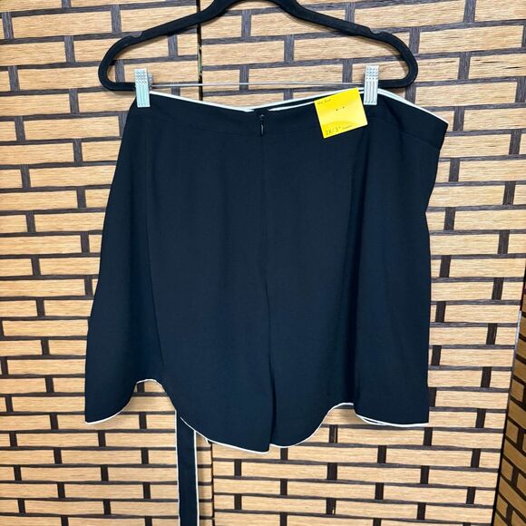 Diane Von Furstenberg For Target Black Skort Size 2X - Picture 3 of 8